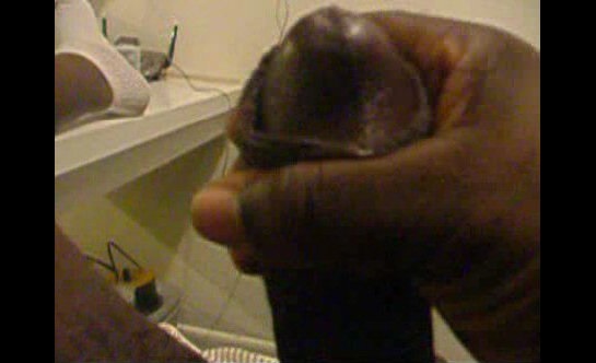 Relaxed and ready to stroke it