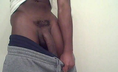 Stalkers follow his big dick everywhere!