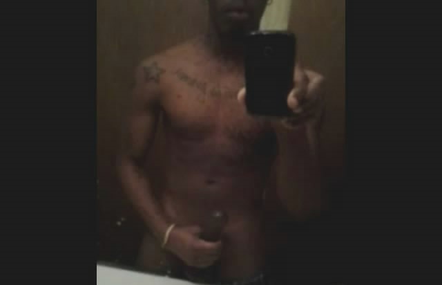 Hung brotha strokes it and busts his nut