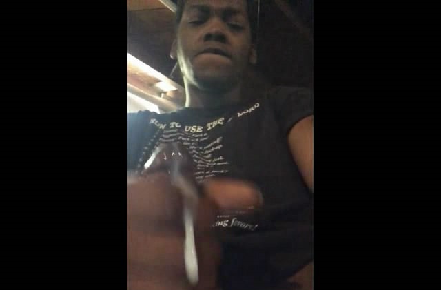 Who wants to lick up all this tasty nigga cum?